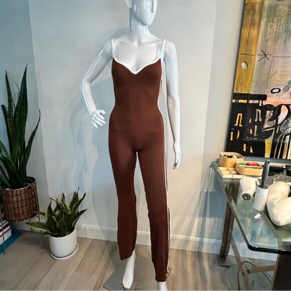 NWT Stretchy Flare Leg Shaper Onsie Jumpsuit - Picture 5 of 15